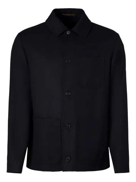 slowear button-fastening shirt jacket Black 63I6231161A