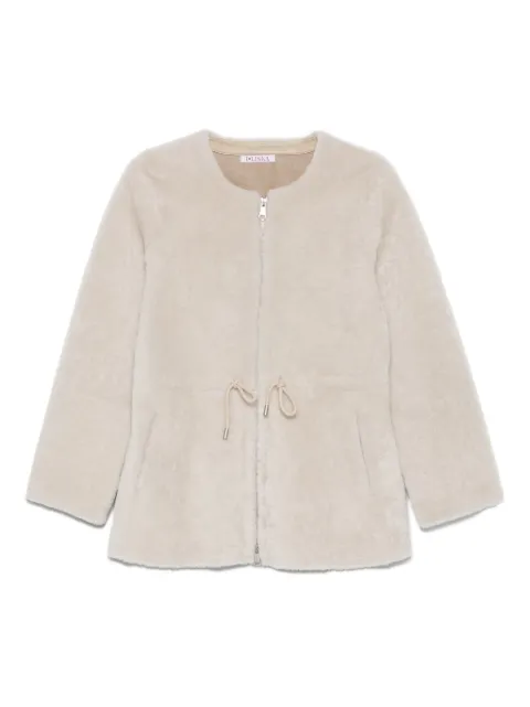 Liska drawstring-fastening coat Grey E772172