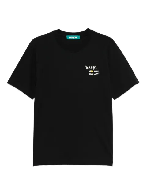 BARROW graphic-print T-shirt Black F5BWUATH122