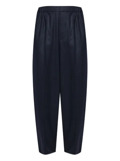 Jacquemus pleated elasticated-waist trousers Blue PAM00530AW00631