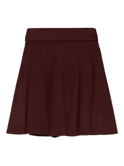 Max Mara Brava pleated mini skirt Red 2521106583600