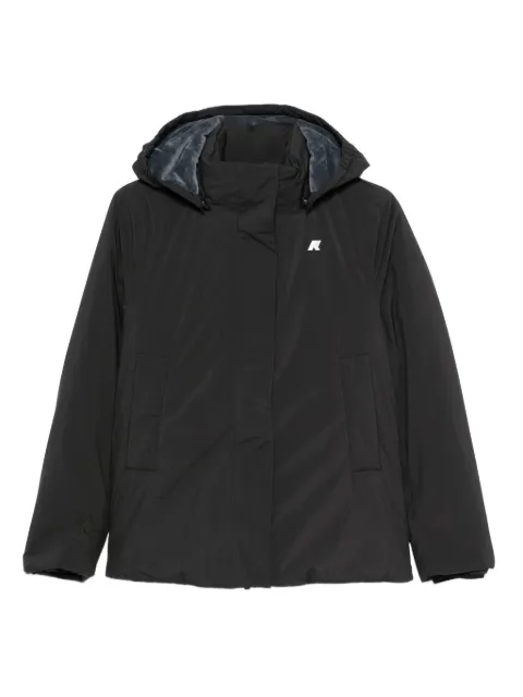 K-Way hooded puffer jacket Black K6133YW