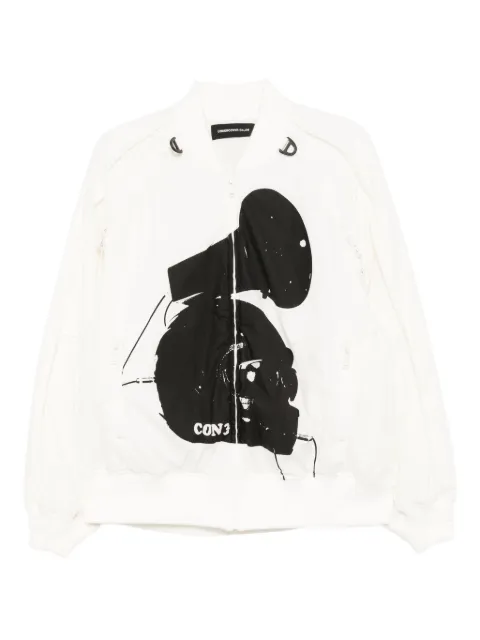 Undercover graphic-print bomber jacket Neutrals UC2E42061