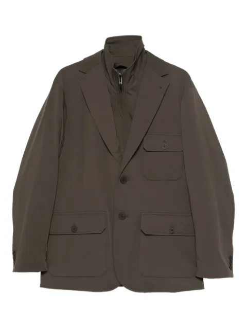Emporio Armani single-breasted blazer Green EM003835AF18502