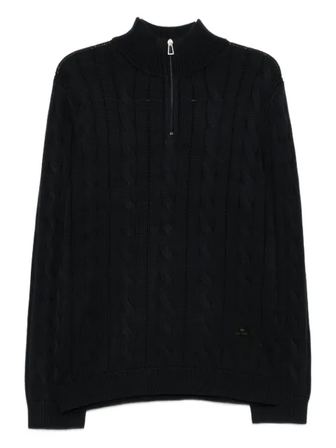 PS Paul Smith cable-knit jumper Blue M2R496ZT22515