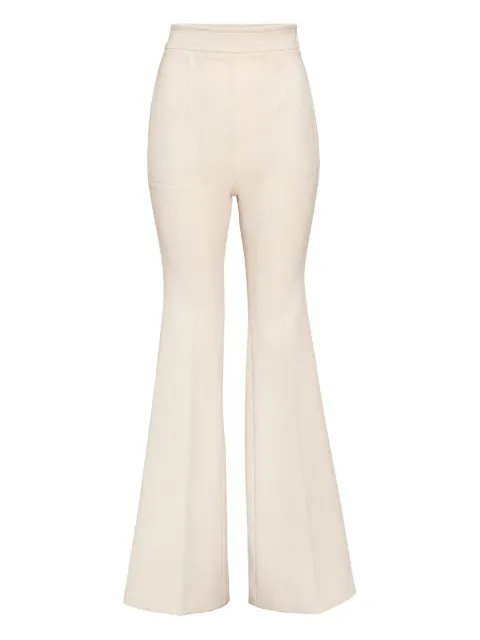 Giambattista Valli flare pocket trousers Neutrals 25FWSVCA300583BAG