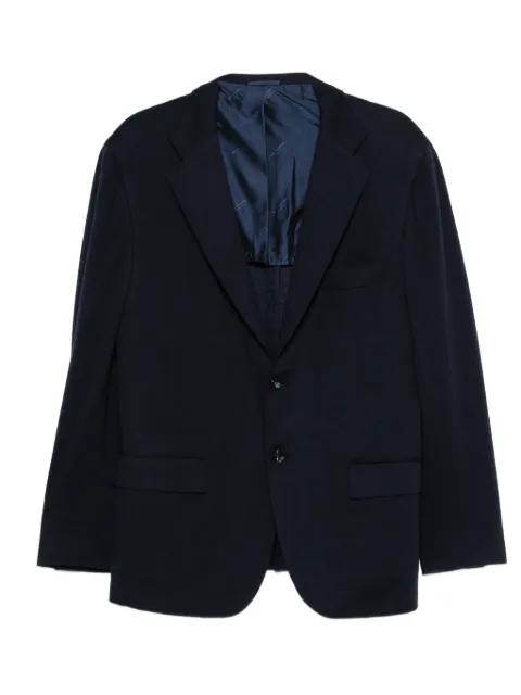 Kiton single-breasted jacket Blue UG81K0150G0