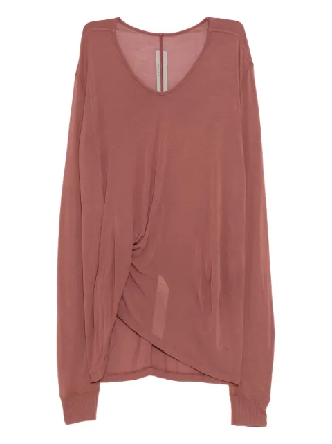 Rick Owens Hiked T-shirt Red RP02E4265