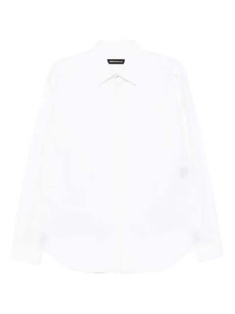 Undercover concealed button fastening shirt Neutrals UC2E4405