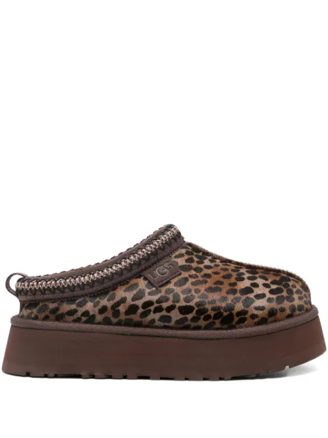 UGG Tazz Caspian leopard-print platform mules Brown 1178430