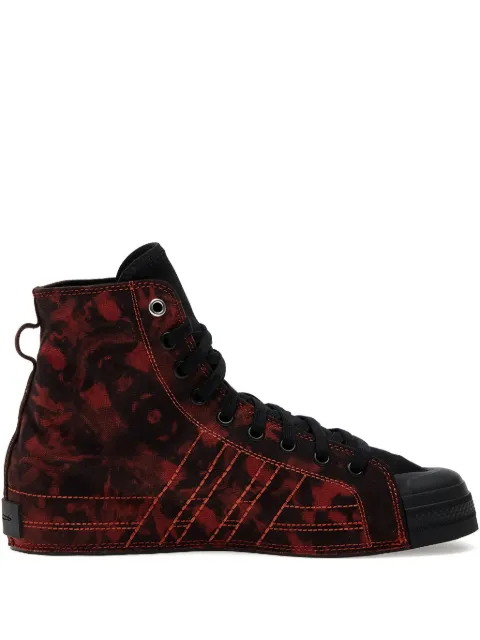 Y-3 Nizza Hi tie-dye high-top sneakers Black JQ8819