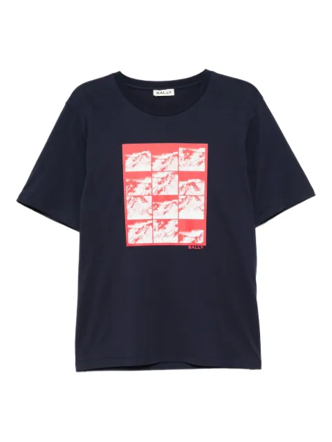Bally graphic-print T-shirt Blue MJE0ADCO018