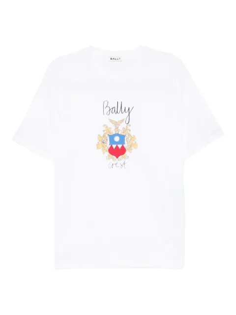 Bally Crest T-shirt White MJE0ABCO018