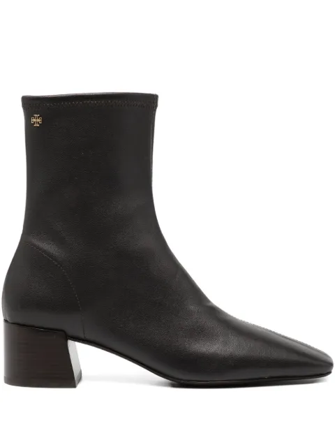 Tory Burch 45mm logo-plaque boots Black 179613