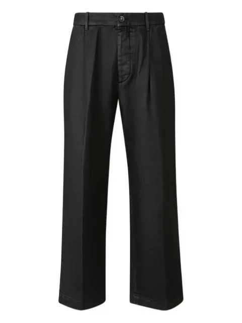 Nine In The Morning pleated cotton trousers Black 9FW25PHL06PHILIPU13