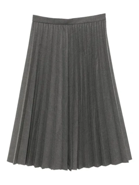 JNBY pleated midi skirt Grey 5P0D12360