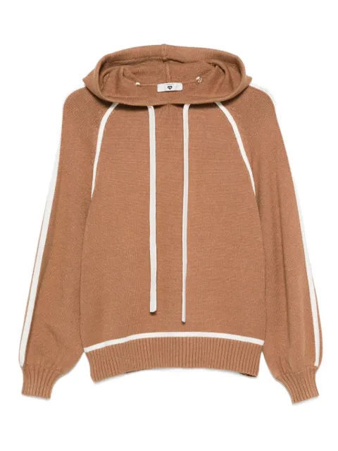 TWINSET contrast-trim sweater Brown 252LI3NEE