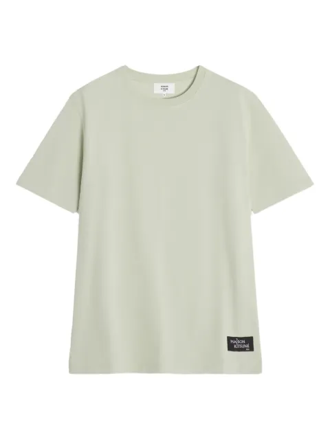 Maison Kitsuné cotton t-shirt Green PM00112KJ7025