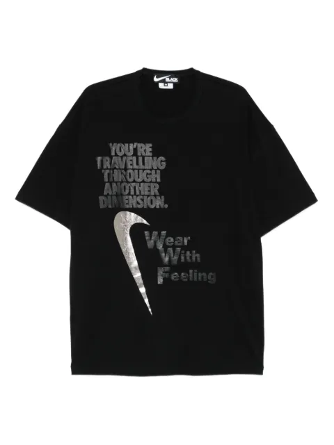 Black Comme Des Garçons printed T-shirt Black 1PT101W25