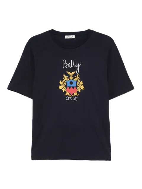 Bally Crest T-shirt Blue MJE0ABCO018