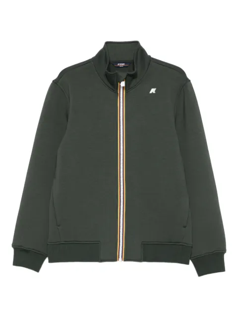 K-Way zip-fastening high-neck sweater Green K2125LW