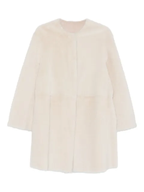 Manzoni 24 sheepskin reversible coat Neutrals 25M1525RS21