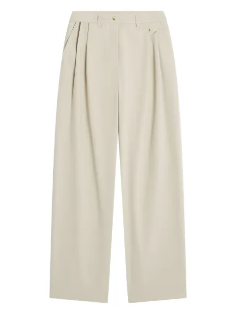 Maison Kitsuné pleated-pocket trousers Neutrals PW01106WT3019