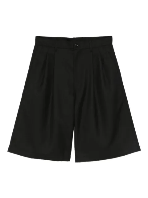 Comme Des Garçons Shirt pleated shorts Black FPP003W25