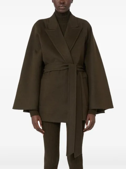 Max Mara Verna tie-waist jacket Green 2521086103600
