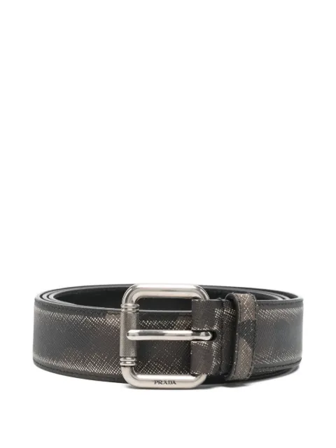 Prada camouflage buckle belt Brown 2C59462A6F