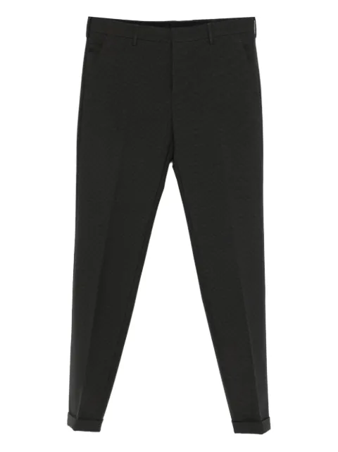 Prada button-fastening trousers Black UPA7621GUJ