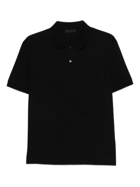 Prada chest-pocket polo shirt Black SJN162710