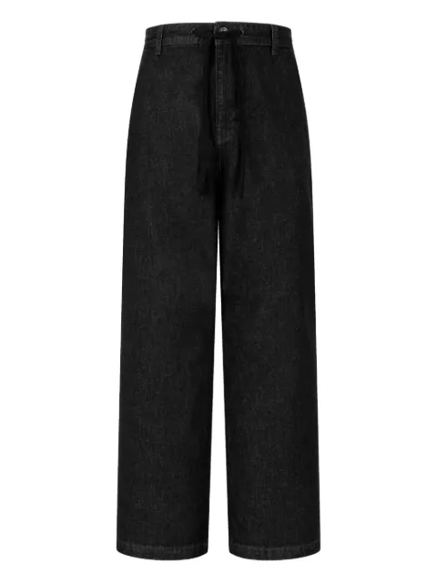 TOMBOY drawstring straight-leg jeans Black 9155362131