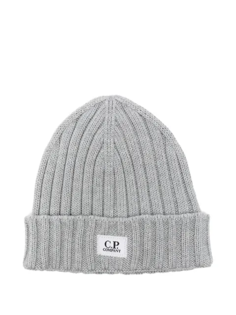 C.P. Company ribbed-knit beanie Grey RFCMAC738A005509A