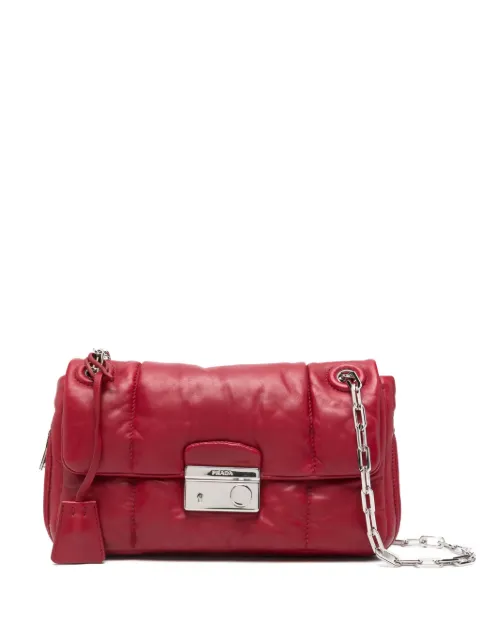Prada quilted shoulder bag Red B5023L2A6L