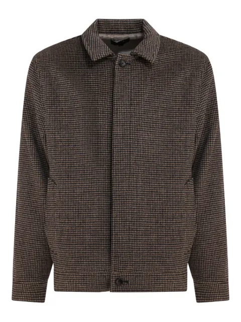 Vince checked bomber jacket Brown M11934065A