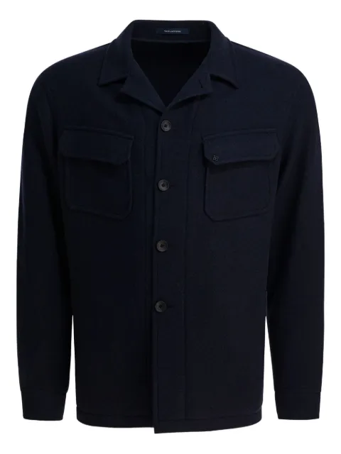 Tagliatore buttoned flap-pocket jacket Blue GCALVIN340207