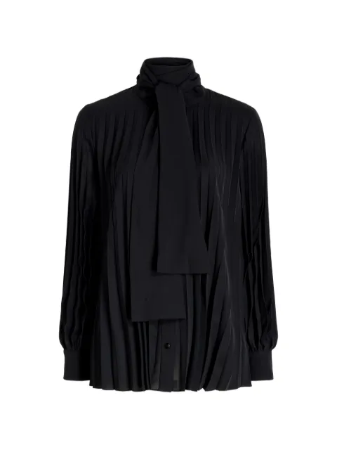 Proenza Schouler Soomin neck-tie blouse Black R2544003BY355