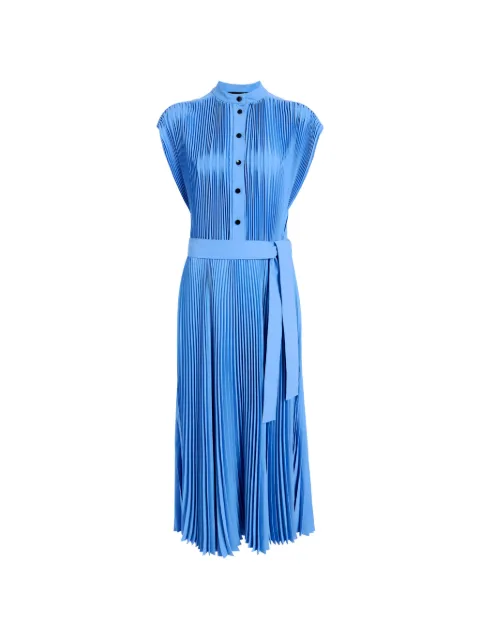 Proenza Schouler Farah pleated midi dress Blue R2543029BY355