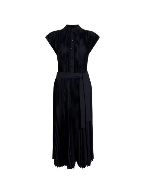 Proenza Schouler Farah pleated midi dress Black R2543029BY355