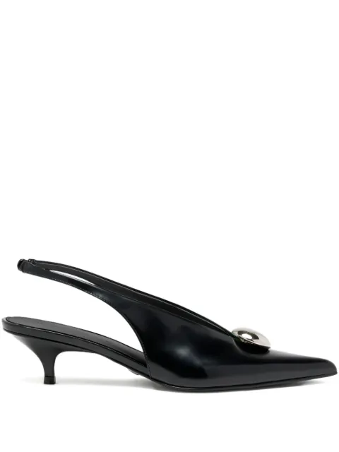 Proenza Schouler leather heeled pumps Black SH254087BC001WC