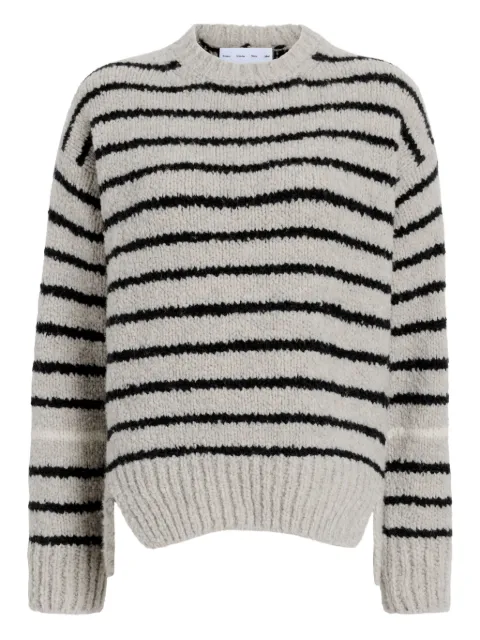 Proenza Schouler White Label Leonie striped wool sweater Neutrals WL2547641KW198