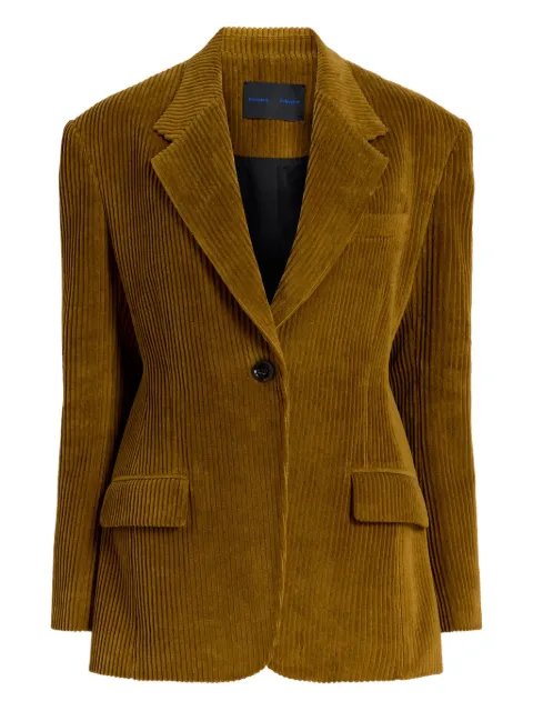 Proenza Schouler single-breasted corduroy blazer Brown R2542004CC006