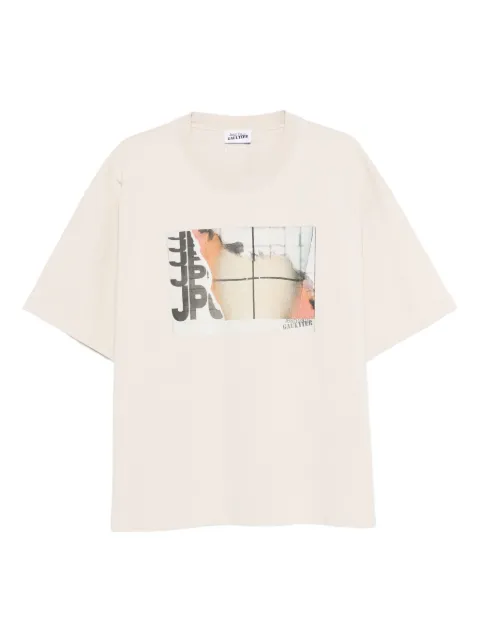 Jean Paul Gaultier graphic-print T-shirt Neutrals WTO293J001
