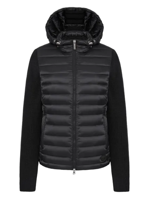 Colmar zip-fastening hooded quilted jacket Black 20956ZP99