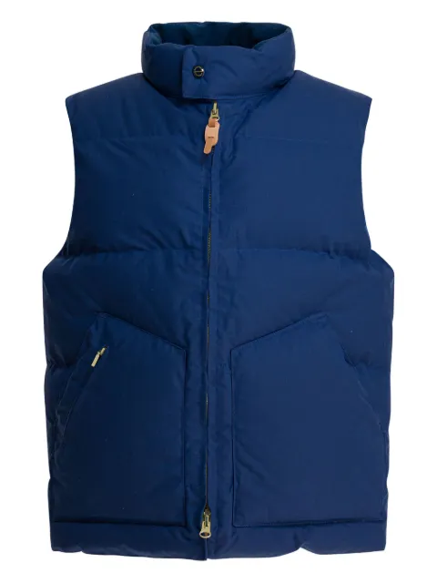Ceccarelli quilted padded gilet Blue 7922DWCOBALT