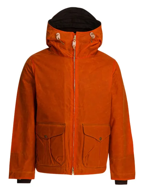 Ceccarelli hooded cotton jacket Orange 7066WXORANGE