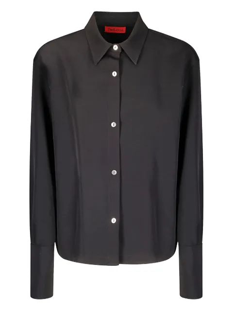 THELATEST button-down shirt Black TLW04006J0094ABTP