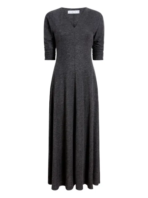 Proenza Schouler White Label Livia V-neck flared midi dress Grey WL2543593JW015