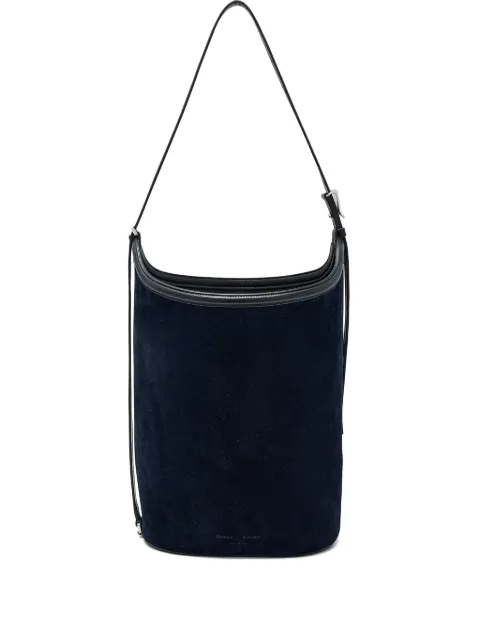 Proenza Schouler bucket-shape suede-leather tote bag Blue HB252085C012S